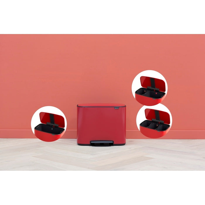 Brabantia Bo Pedaalemmer 34 Liter (11+23 Liter)
