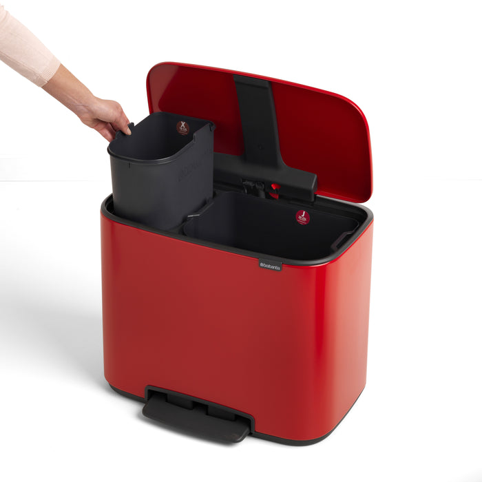 Brabantia Bo Pedaalemmer 34 Liter (11+23 Liter)