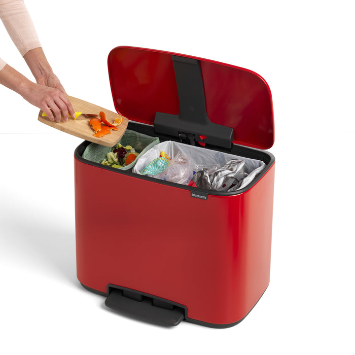 Brabantia Bo Pedaalemmer 34 Liter (11+23 Liter)