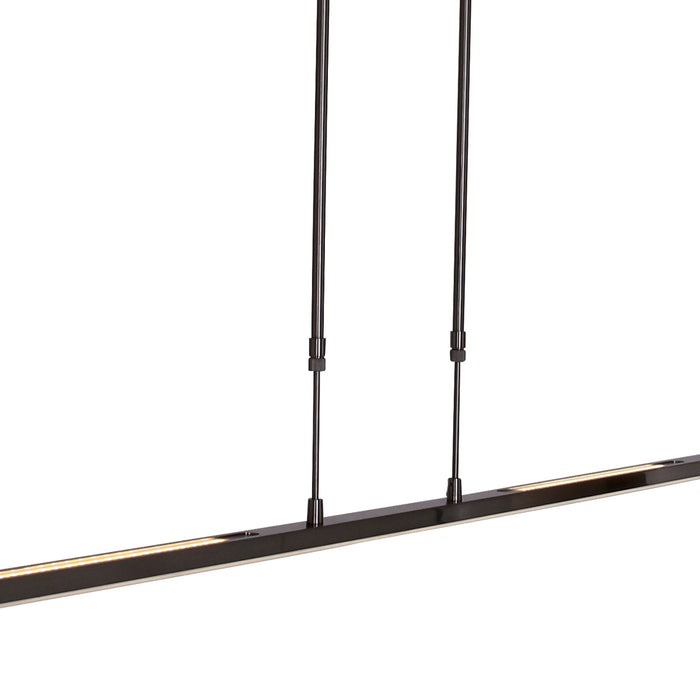 Steinhauer - hanglamp - Zelena LED - zwart - kunststof metaal -