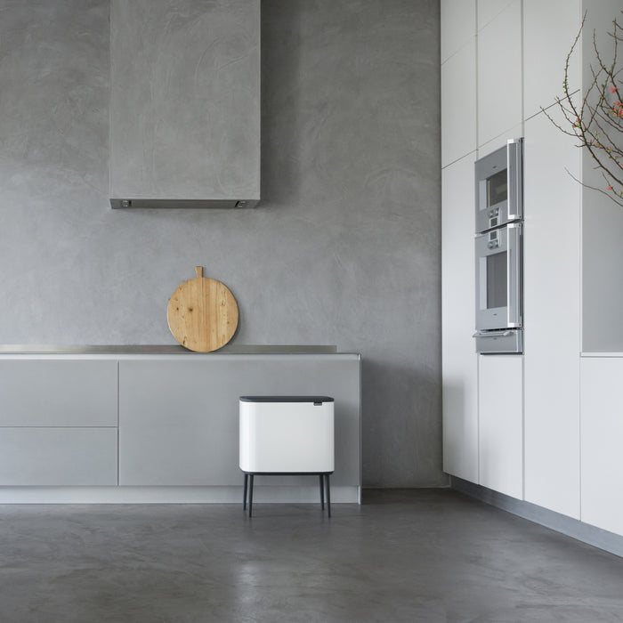 Brabantia Bo Touch Bin Afvalemmer 11 + 23 L - Wit
