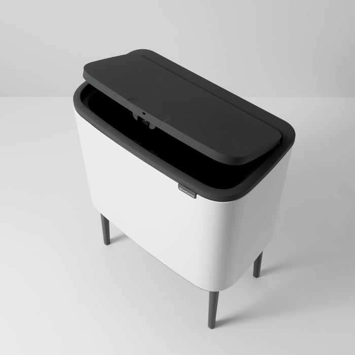 Brabantia Bo Touch Bin Afvalemmer 11 + 23 L - Wit