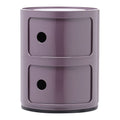 Kartell Componibili Kast Ø 32 cm - 2 Modules - Violet