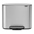 Brabantia Bo Pedaalemmer 11 + 23 L - Zilver