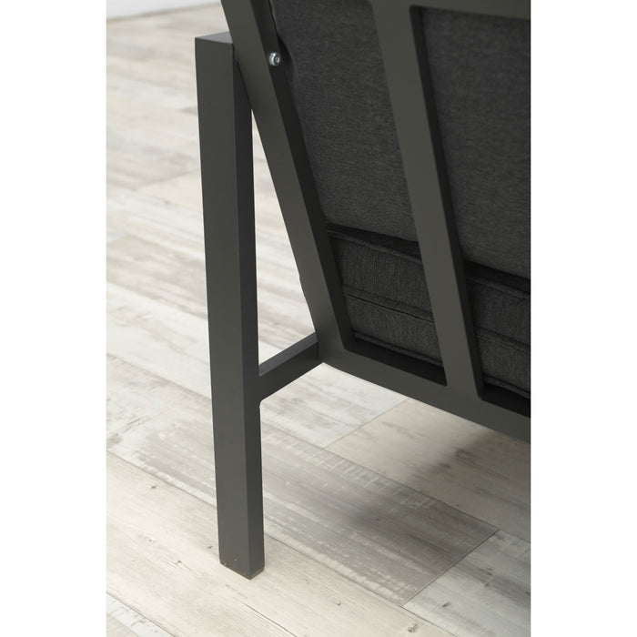 Garden Impressions Durban loungeset 4-delig - zwart