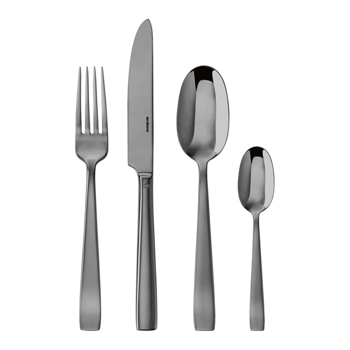 Sambonet Flat Bestekset 24-delig - Zwart