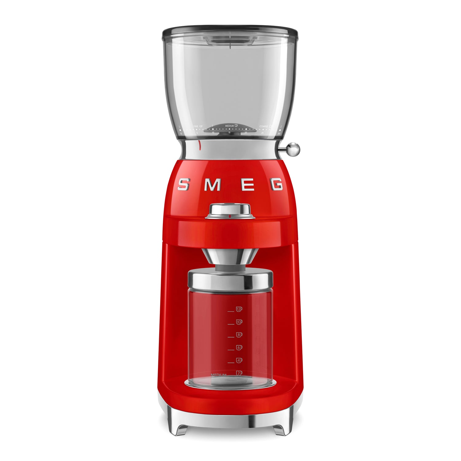 Smeg Koffiemolen Rood