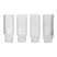 Ferm LIVING Ripple Longdrinkglazen - 4 st. - Clear