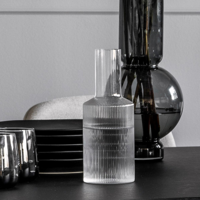 Ferm Living Ripple Karaf 1 L - Clear