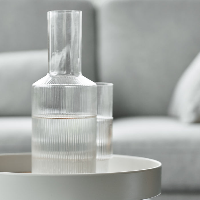 Ferm Living Ripple Karaf 1 L - Clear