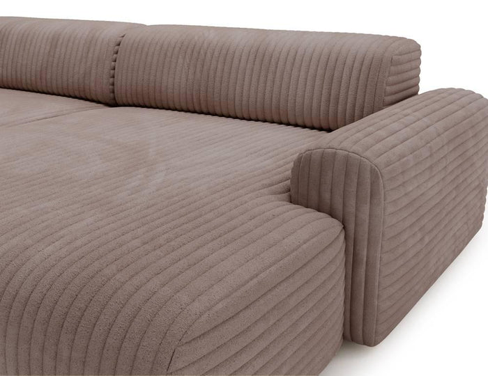 NADUVI Collection Hoekbank Fasole rechts ribstof