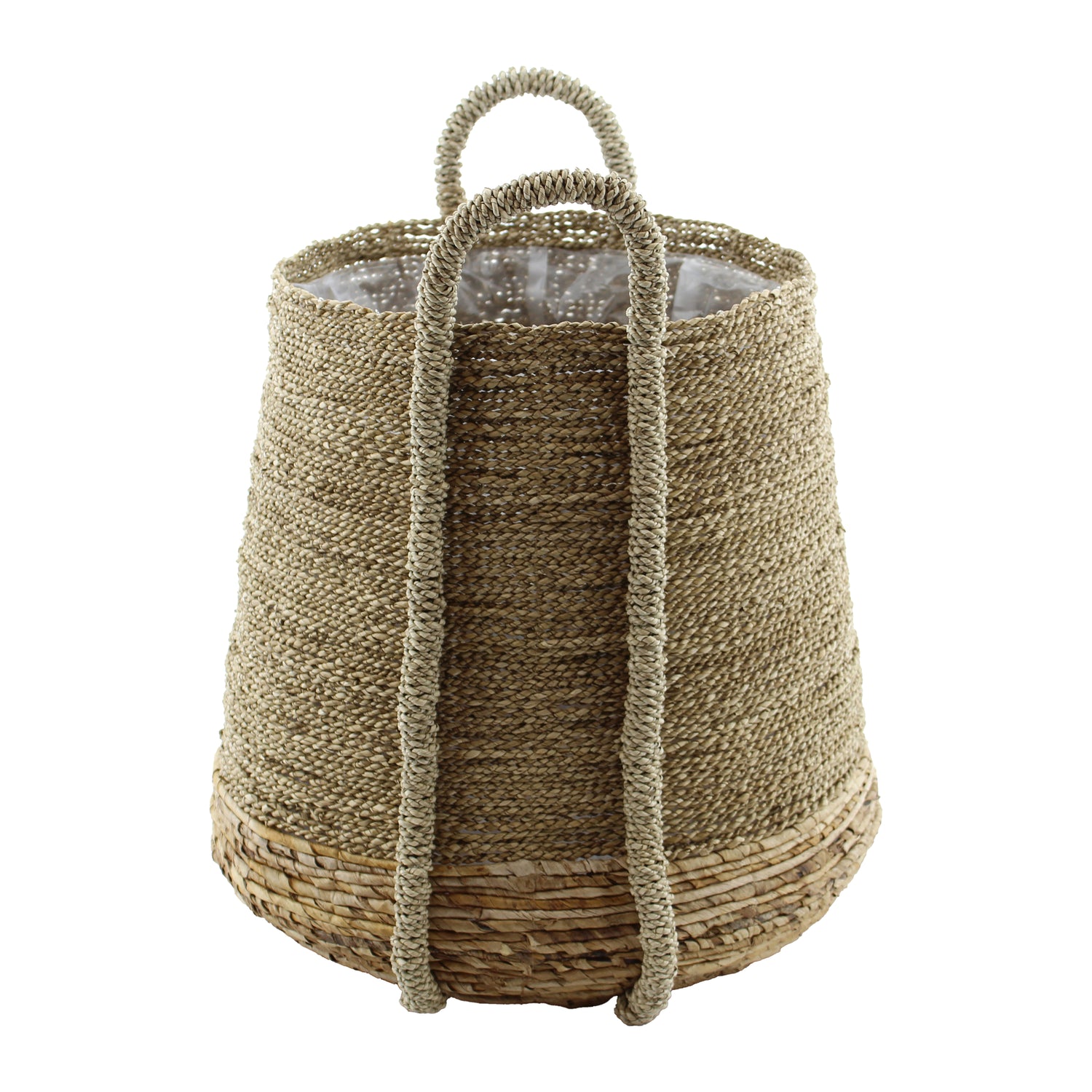 Van der Leeden Abaca Plantenmand Ø 48 cm - Naturel