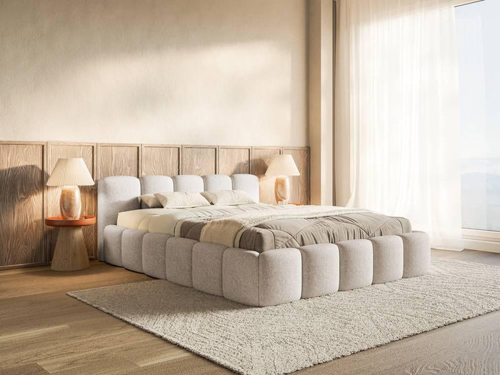 NADUVI Collection Bedframe Chloe laag 160 x 200 cm chenille