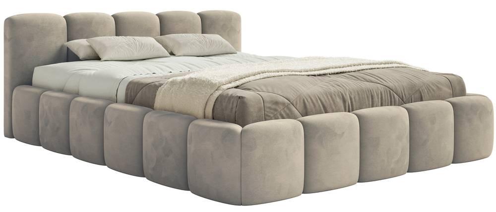 NADUVI Collection Bedframe Chloe laag 200 x 200 cm velvet met