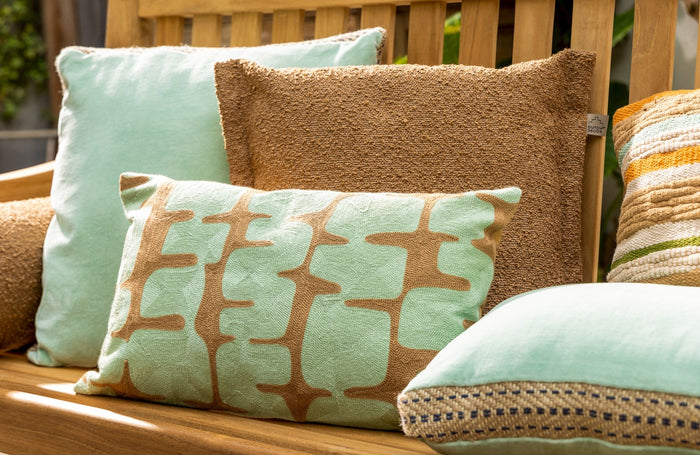 Dutch Decor sierkussen OTIS - 45x45 cm Tobacco Brown