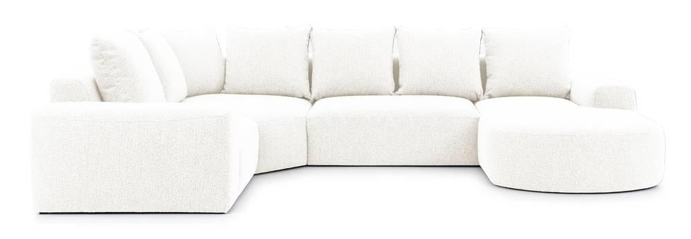 NADUVI Collection U-bank Monteri links bouclé modulair