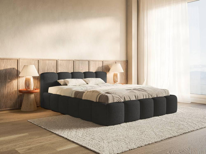 NADUVI Collection Bedframe Chloe laag 200 x 200 cm chenille