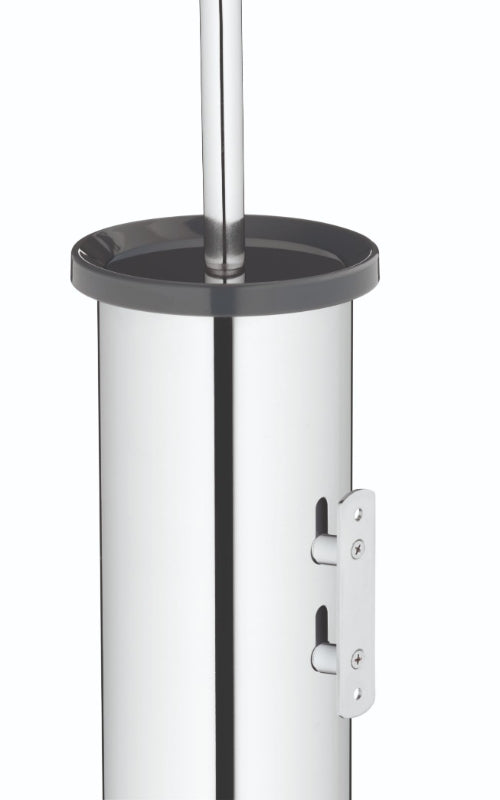 Alor Toiletborstel met Wandbevestiging - Laag - Grijs - Kela