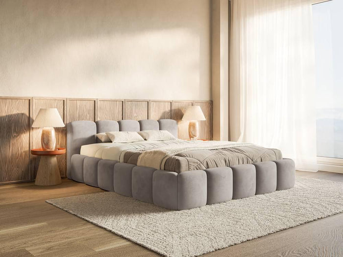 NADUVI Collection Bedframe Chloe laag 140 x 200 cm velvet met