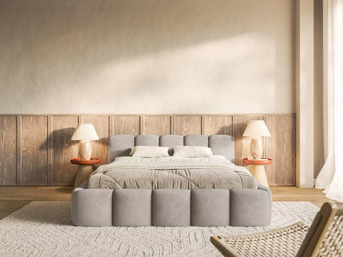 NADUVI Collection Bedframe Chloe laag 140 x 200 cm velvet met