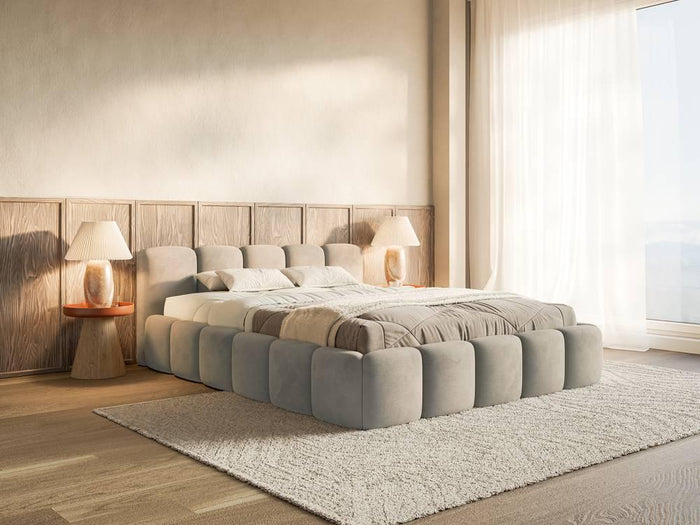 NADUVI Collection Bedframe Chloe laag 140 x 200 cm velvet met