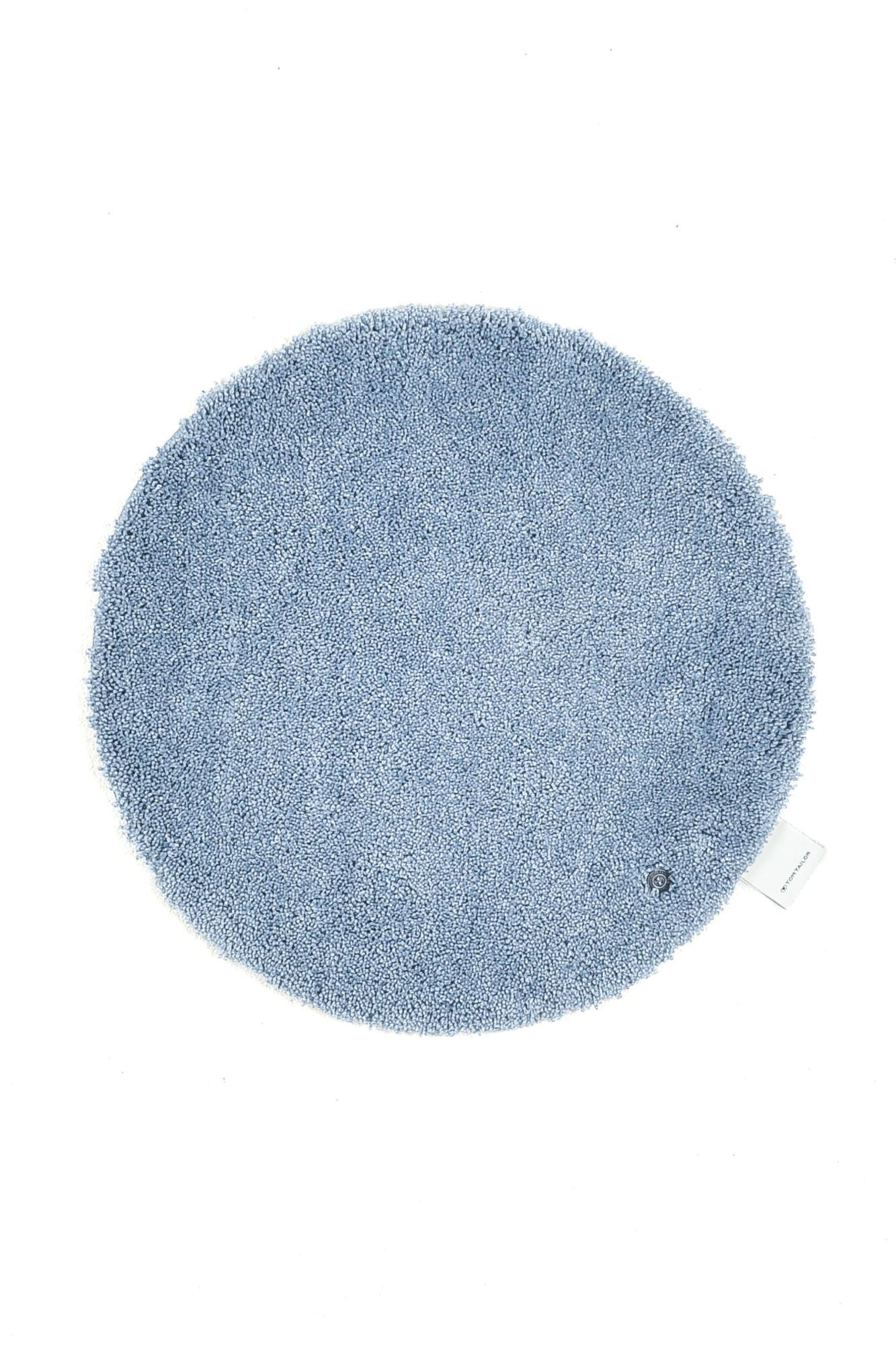 Tom Tailor Cozy Bath Badmat Ø 90 cm - Blauw