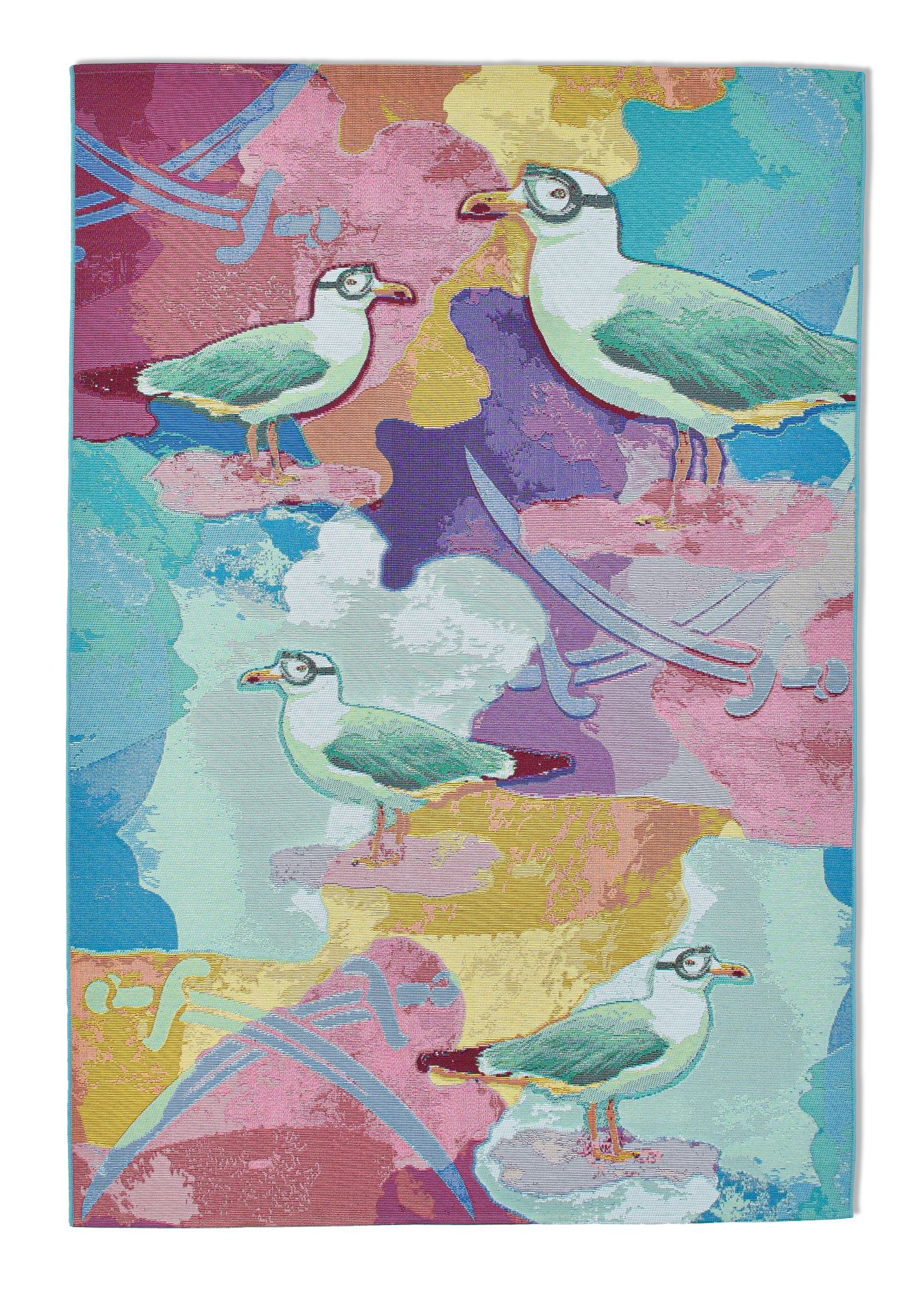 Sansibar SYLT Rantum Beach Vloerkleed 190 x 290 cm - Multicolor