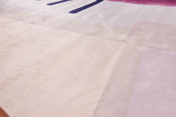Tom Tailor Shapes Vloerkleed 160 x 230 cm - Rood