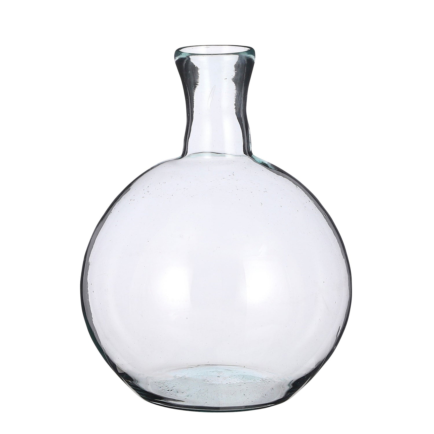 Mica Decorations Lilou Glazen Fles - H31 x Ø22 cm - Gerecycled Glas