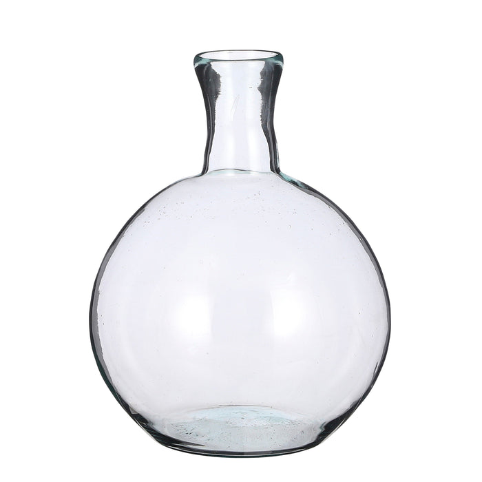 Mica Decorations Lilou Glazen Fles - H31 x Ø22 cm - Gerecycled Glas