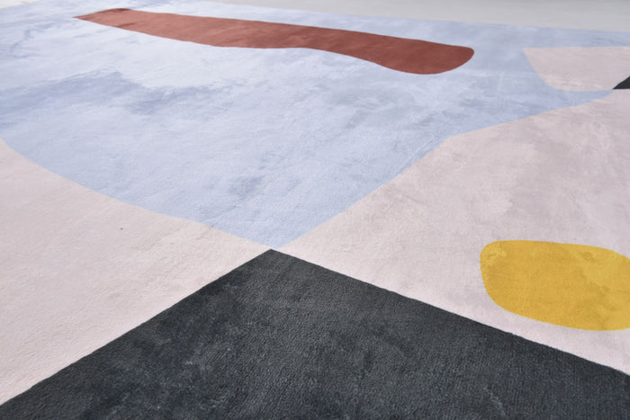Tom Tailor Shapes Vloerkleed 160 x 230 cm - Blauw