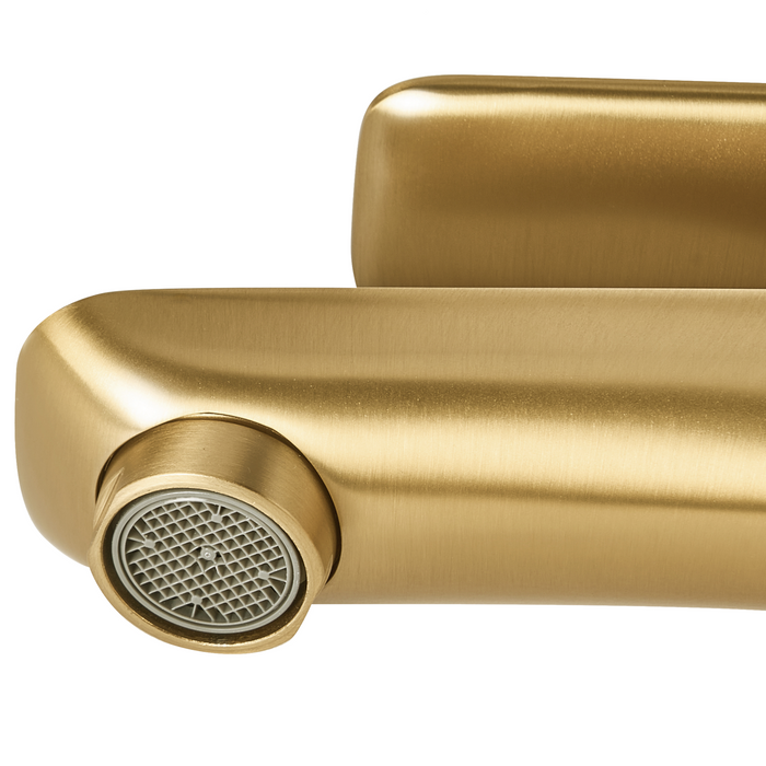 Beliani - CHIMBOTE - Wastafelkraan - Goud - 28 cm - Messing