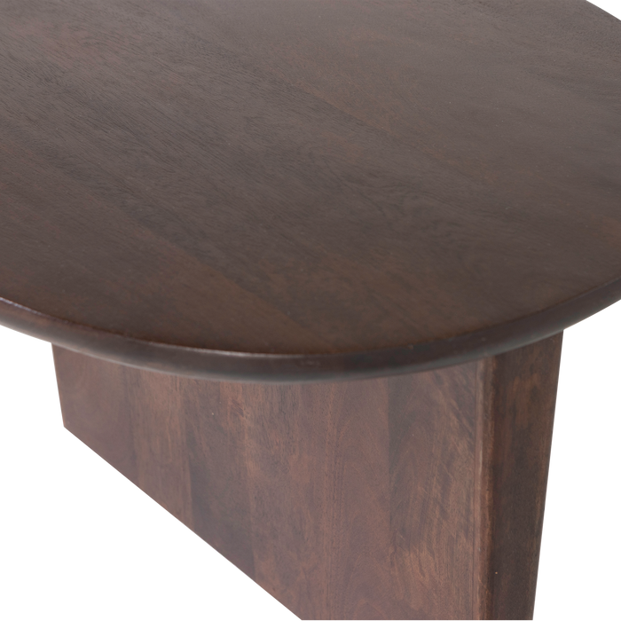 WOOOD Seam Salontafel - Mango Hout - Walnoot - 40x110x60