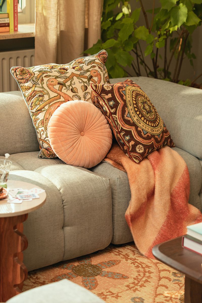 Sissy-Boy Multicolour sprei met strepen (130x180 cm)