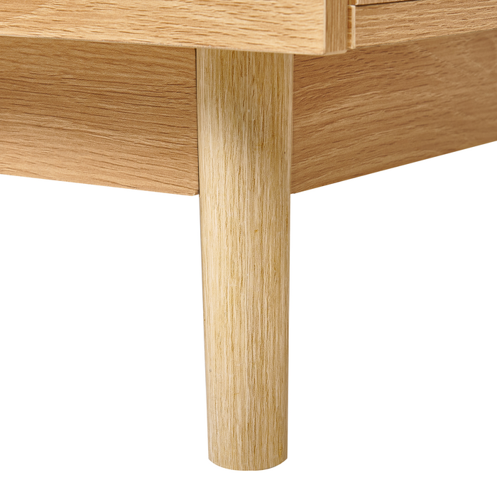 Beliani - NIVO - Ladekast - Lichtbruin - Hout|Rotan