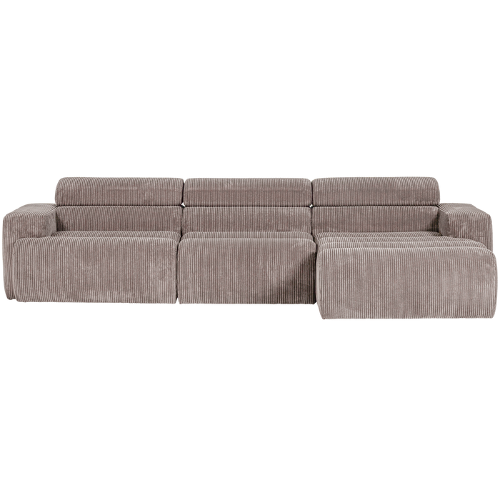 WOOOD Novi Chaise Longue Bank Rechts - Ribstof - Zand