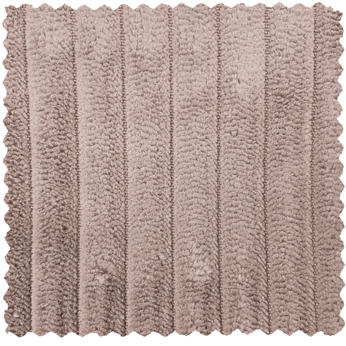 WOOOD Novi 1-Zits Element Bank Arm Links - Ribstof - Zand - 86x109x113