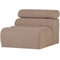 WOOOD Novi 1-Zits Element Bank - Polyester - Taupe - 86x82x113