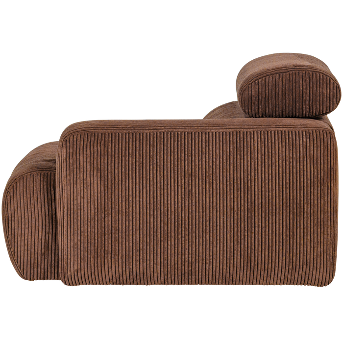 WOOOD Novi 1-Zits Element Bank Arm Rechts - Ribstof - Terra