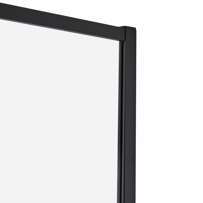 Beliani - TAPAJOS - Douchewand - Zwart - Veiligheidsglas