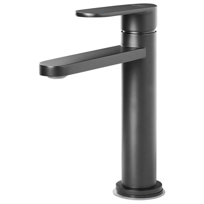 Beliani - COLHUE - Enkele wastafelkraan - Zwart - 18 cm - Messing