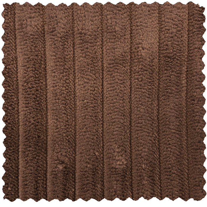 WOOOD Novi 1-Zits Element Bank - Ribstof - Mokkabruin - 86x82x113