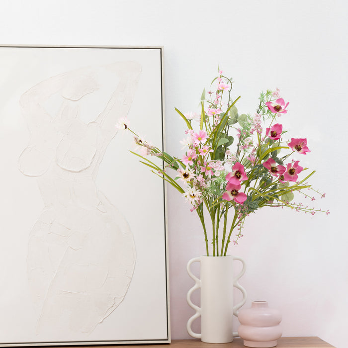 J-Line wanddecoratie Gerard Acacia - hout - naturel - large