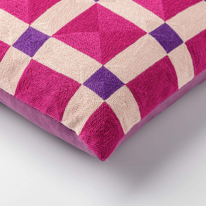 Dutch Decor kussenhoes BLOCKS - 45x45 cm Deep Lavender