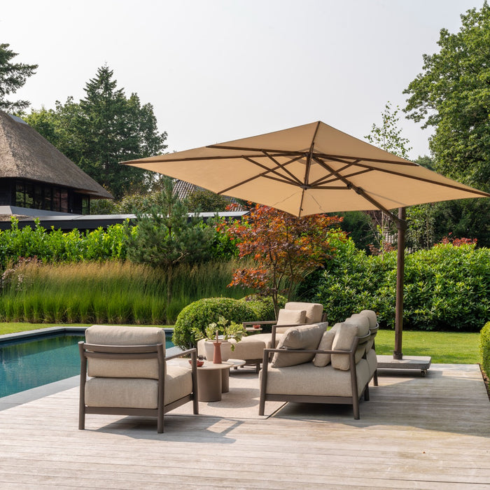 4-Seasons Capresi 3-zits loungebank - terre