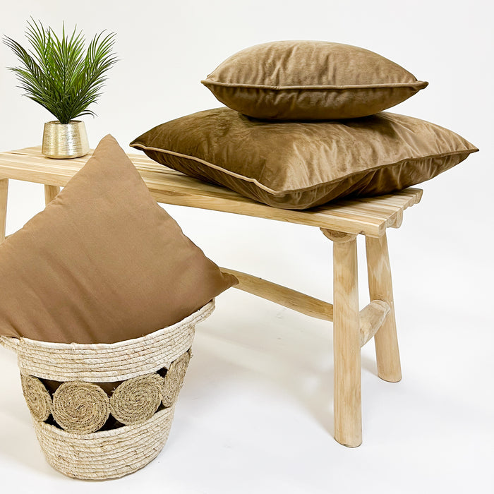 Dutch Decor kussenhoes FINN - 60x60 cm Tobacco Brown