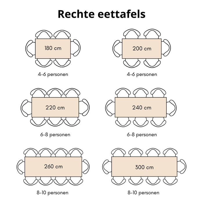 Home67 - Eettafel Arvu 300 cm - Zwart Mangohout Spinpoot