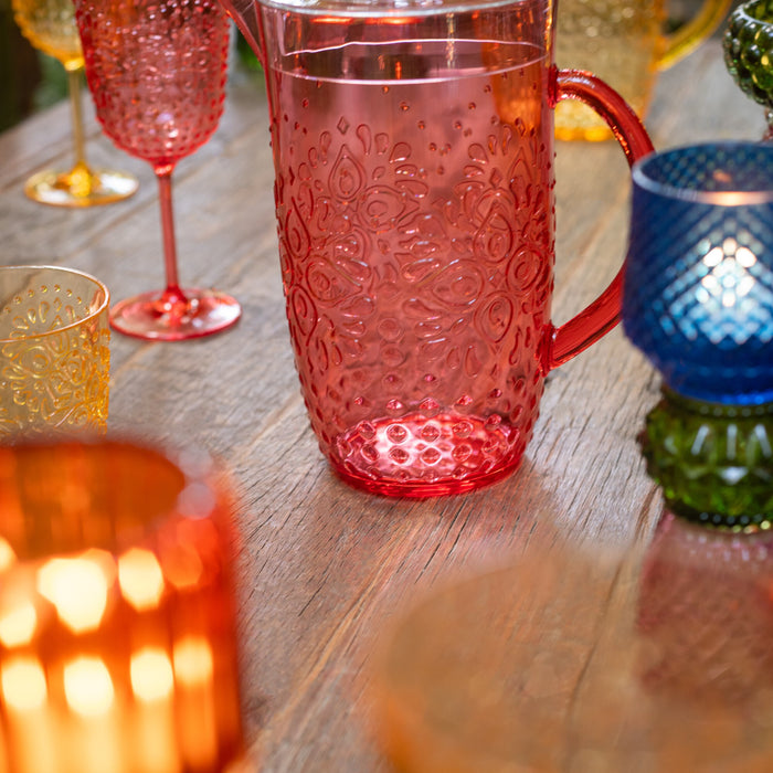 J-Line karaf - kunststof - rood