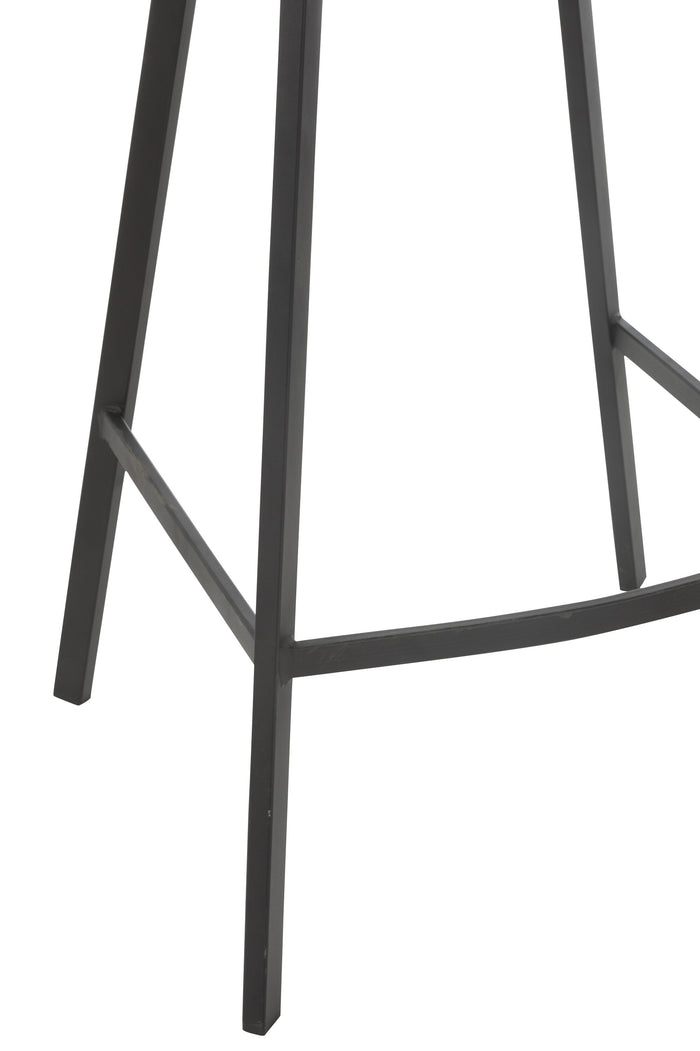 J-Line barstoel kent - metaal|polyester - wit