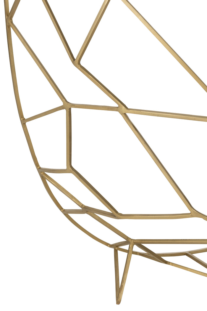 J-Line console Moza - metaal|glas - goud